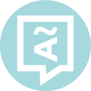 Beginner icon for simple expressions and clear visuals